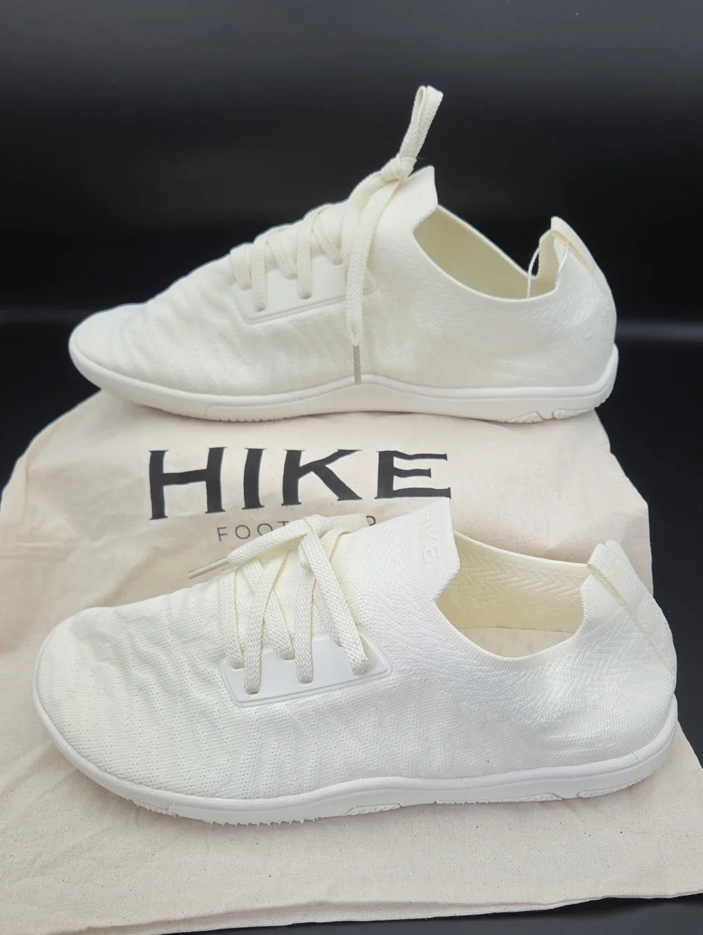 Hike Footwear Comforto Max Unisex White Animal Knit Womens 11 11.5 Mens 9 9.5